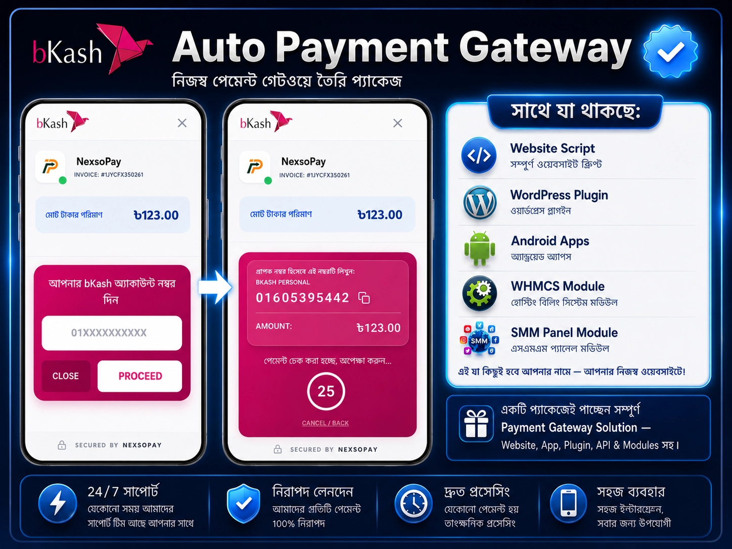 Auto Payment Gateway Script